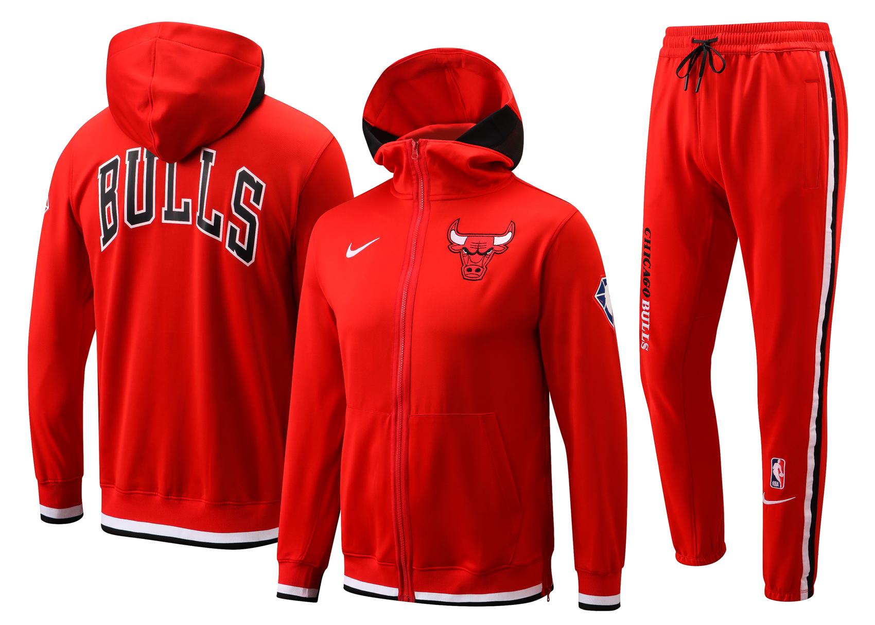 Men Chicago Bulls red  2024 NBA Nike Training suit